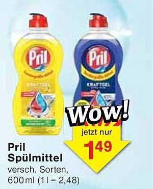 Pril Spülmittel 600 ml - verschiedenen Sorten