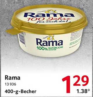 Rama 100 Jahre – 400-g-Becher