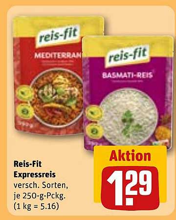 Reis-Fit Expressreis - Mediterran & Basmati