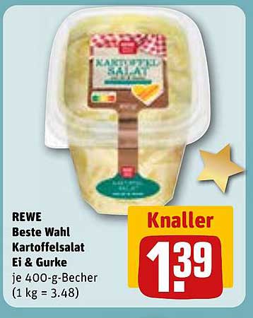 REWE Beste Wahl Kartoffelsalat Ei & Gurke 400 g
