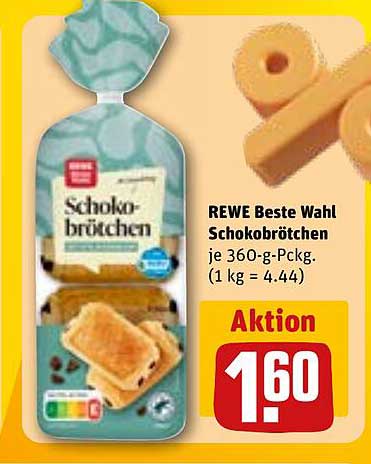 REWE Beste Wahl Schokobrötchen