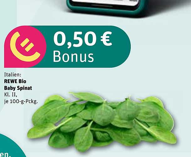 REWE Bio Baby Spinat Kl. II, je 100-g-Pack