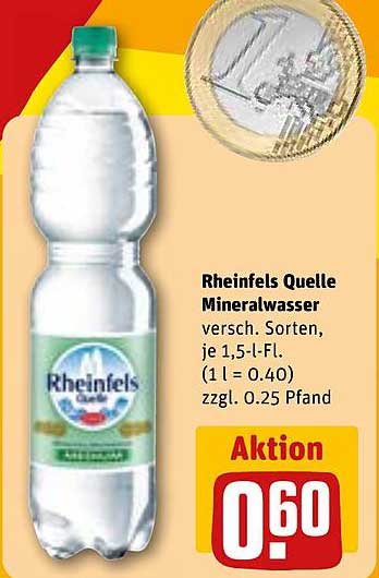 Rheinfels Quelle Mineralwasser 1,5 l