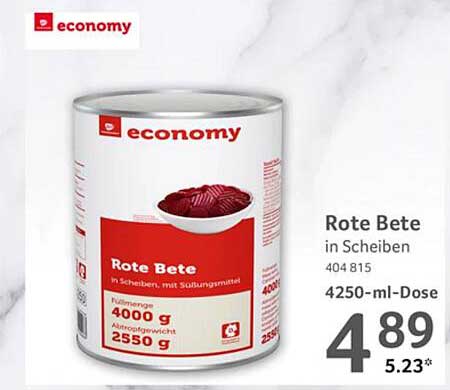 Rote Bete in Scheiben 404 815