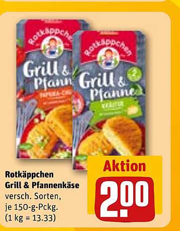 Rotkäppchen Grill & Pfannenkäse - Verschiedene Sorten, je 150-g-Pckg.