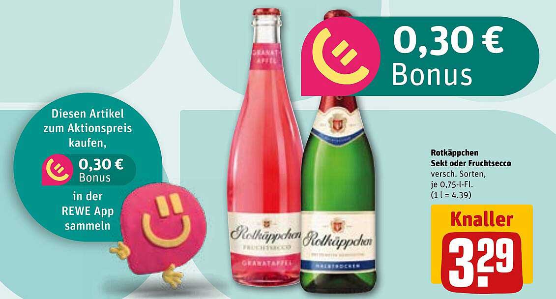 Rotkäppchen Sekt oder Fruchtsecco, verschiedene Sorten, je 0,75 l