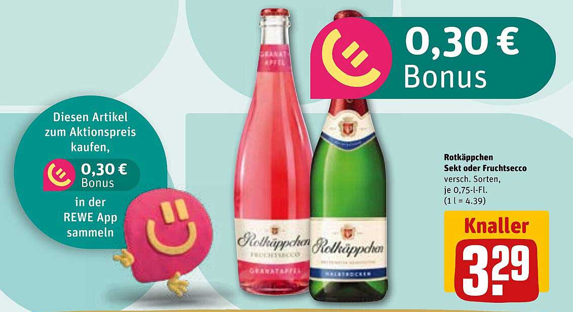 Rotkäppchen Sekt oder Fruchtsecco, verschiedene Sorten, je 0,75 l