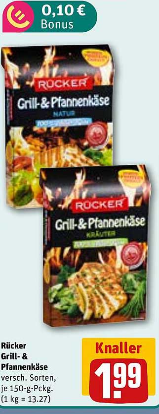 Rücker Grill- & Pfannenkäse - Knaller-Preis!
