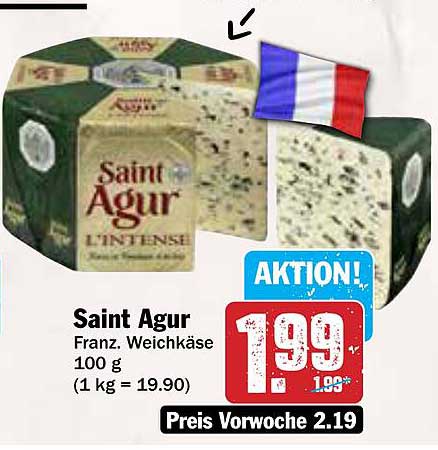 Saint Agur Franz. Weichkäse 100 g
