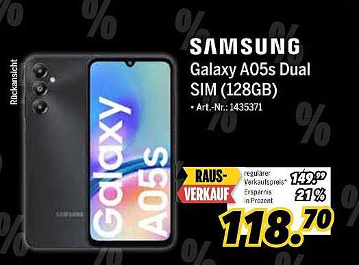 SAMSUNG Galaxy A05s Dual SIM (128GB)
