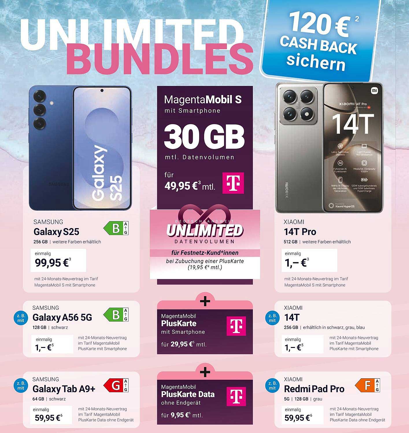 Samsung Galaxy S25 mit MagentaMobil S