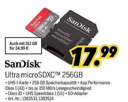 SanDisk Ultra microSDXC™ 256GB