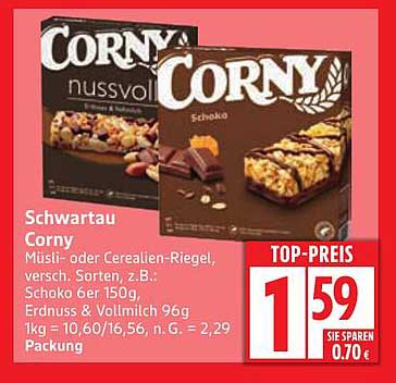 Schwartau Corny Müsli- und Cerealien-Riegel - TOP-PREIS!