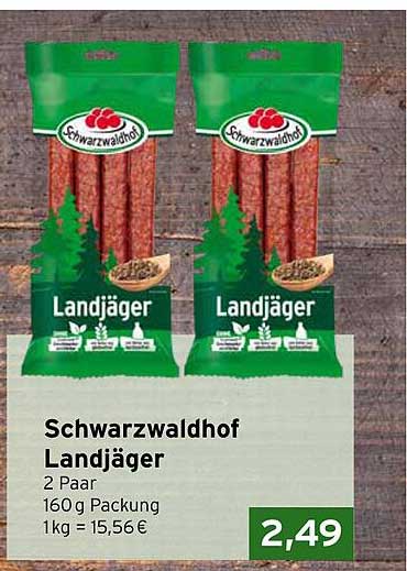 Schwarzwaldhof Landjäger 2 Paar