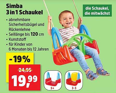 Simba 3 in 1 Schaukel