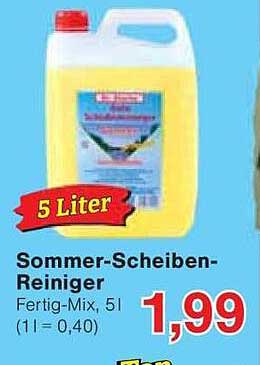 Sommer-Scheiben-Reiniger Fertig-Mix, 5l