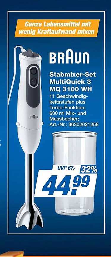 Stabmixer-Set MultiQuick 3 MQ 3100 WH