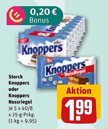 Storck Knoppers oder Knoppers Nussriegel