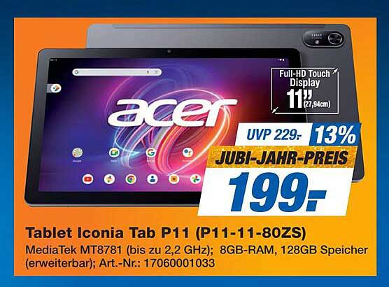 Tablet Iconia Tab P11 (P11-11-80ZS)