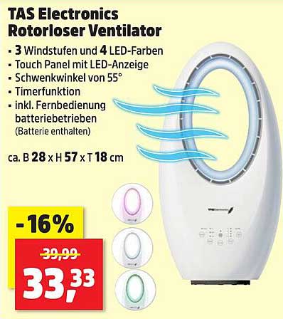 TAS Electronics Rotorloser Ventilator