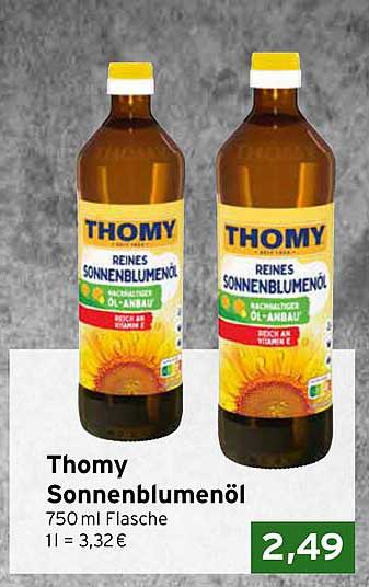 Thomy Sonnenblumenöl 750 ml Flasche