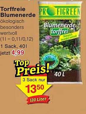 Torffreie Blumenerde