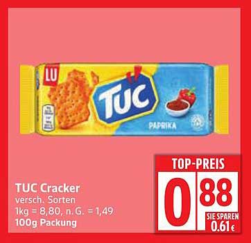 TUC Cracker Paprika 100g
