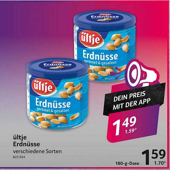 ültje Erdnüsse geröstet & gesalzen 180-g-Dose