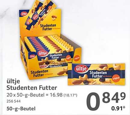 ültje Studenten Futter 50-g-Beutel