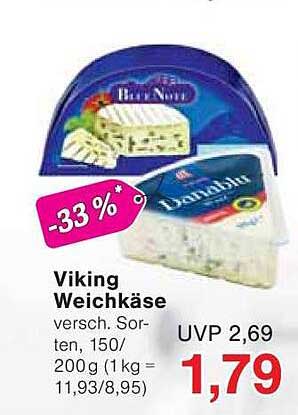 Viking Weichkäse - Verschiedene Sorten, 150g/200g