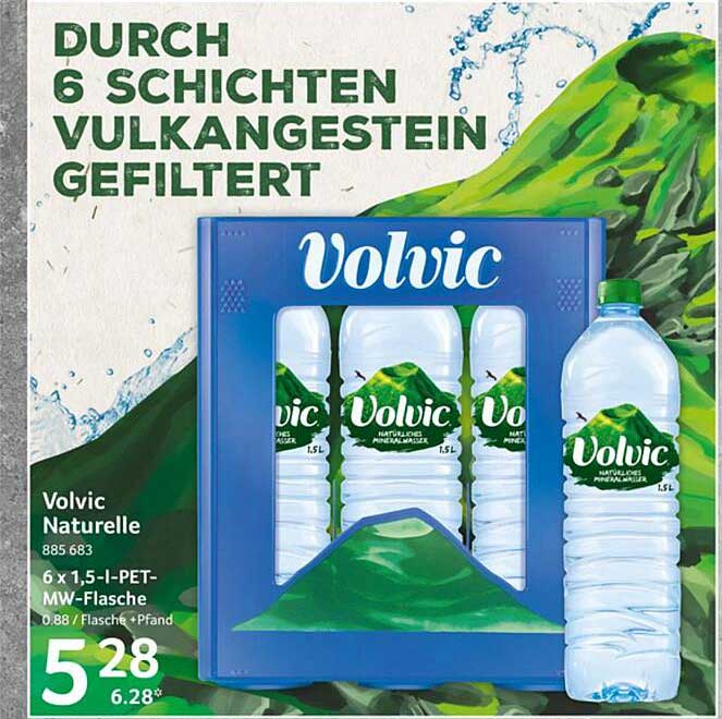 Volvic Naturelle 6 x 1,5 l PET-Flasche