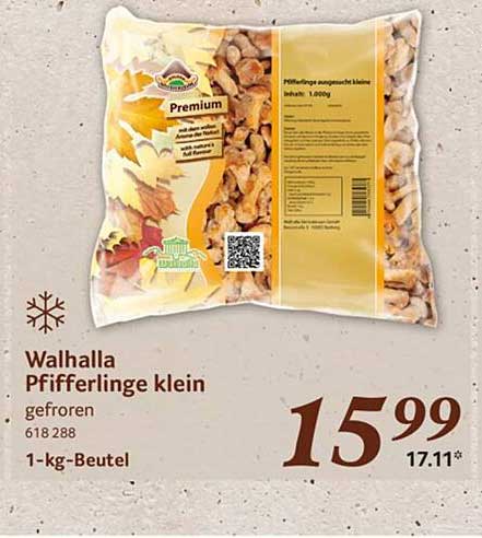 Walhalla Pfifferlinge klein 1-kg-Beutel