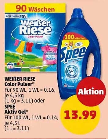 WEISER RIESE Color Pulver - 90 Waschladungen