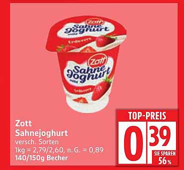 Zott Sahnejoghurt