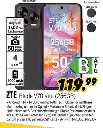 ZTE Blade V70 Vita (256GB)