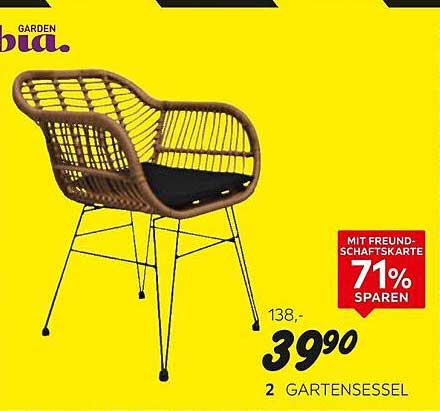 2 Gartensessel für nur 39,90 € (statt 138 €)
