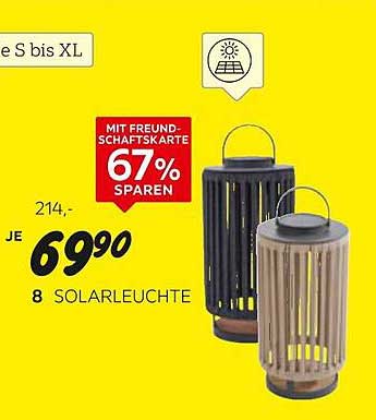 8 Solarleuchten zum unschlagbaren Preis von nur 69,90 €