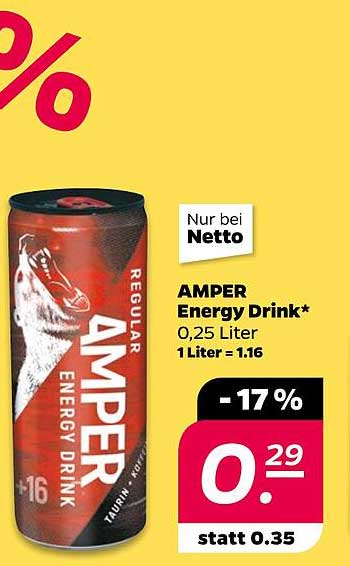 AMPER Energy Drink 0,25 Liter