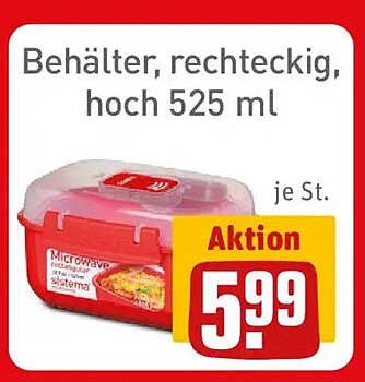 Behälter, rechteckig, hoch 525 ml