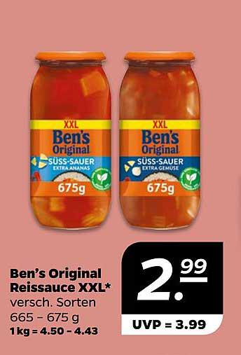 Ben's Original Reissauce XXL - verschiedene Sorten