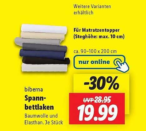 bibterna Spannbettlaken - Nur Online