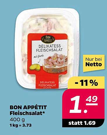 BON APPÉTIT Fleischsalat 400 g