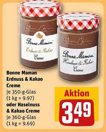 Bonne Maman Erdnuss & Kakao Creme