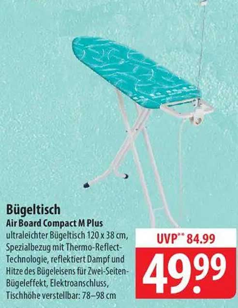 Bügeltisch Air Board Compact M Plus