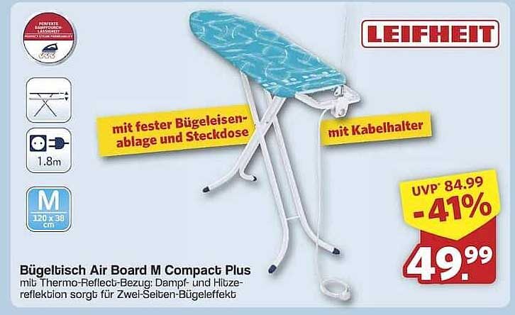 Bügeltisch Air Board M Compact Plus