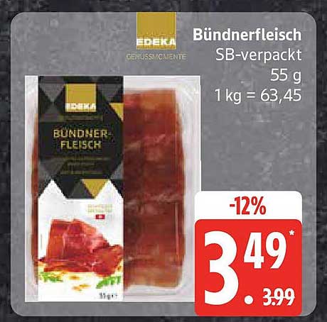 Bündnerfleisch SB-verpackt 55 g
