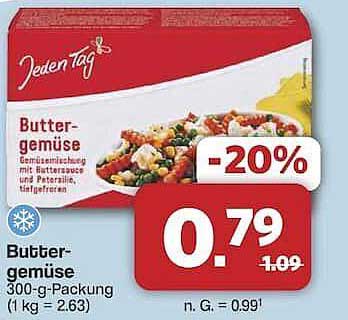 Buttergemüse 300-g-Packung – jetzt günstig entdecken!