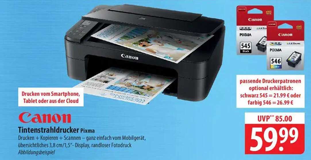 Canon Tintenstrahldrucker Pixma