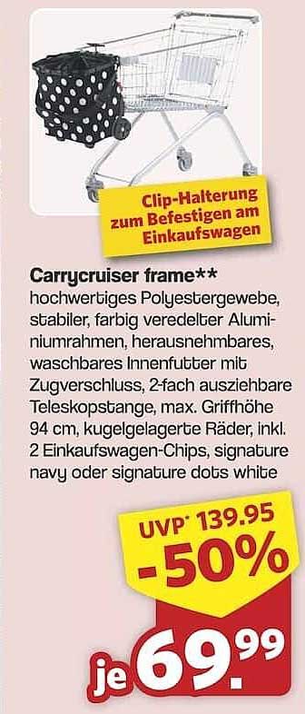 Carrycruiser frame – Hochwertige Clip-Halterung für Einkaufswagen