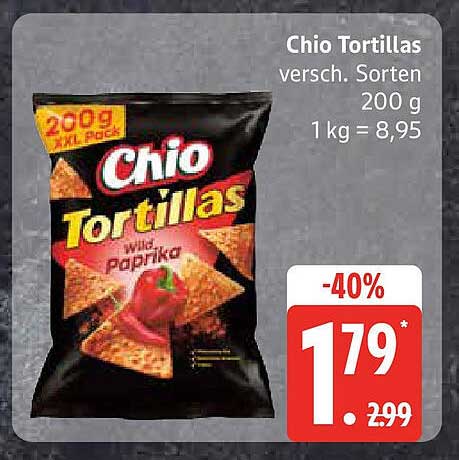 Chio Tortillas versch. Sorten 200 g